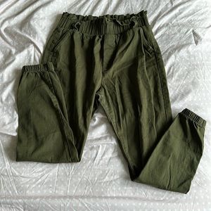 Army green pants